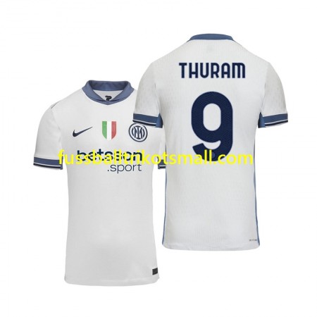 Fußballtrikots Inter Mailand Marcus Thuram 9 2024-2025 Kurzarm Auswärts-trikot kaufen